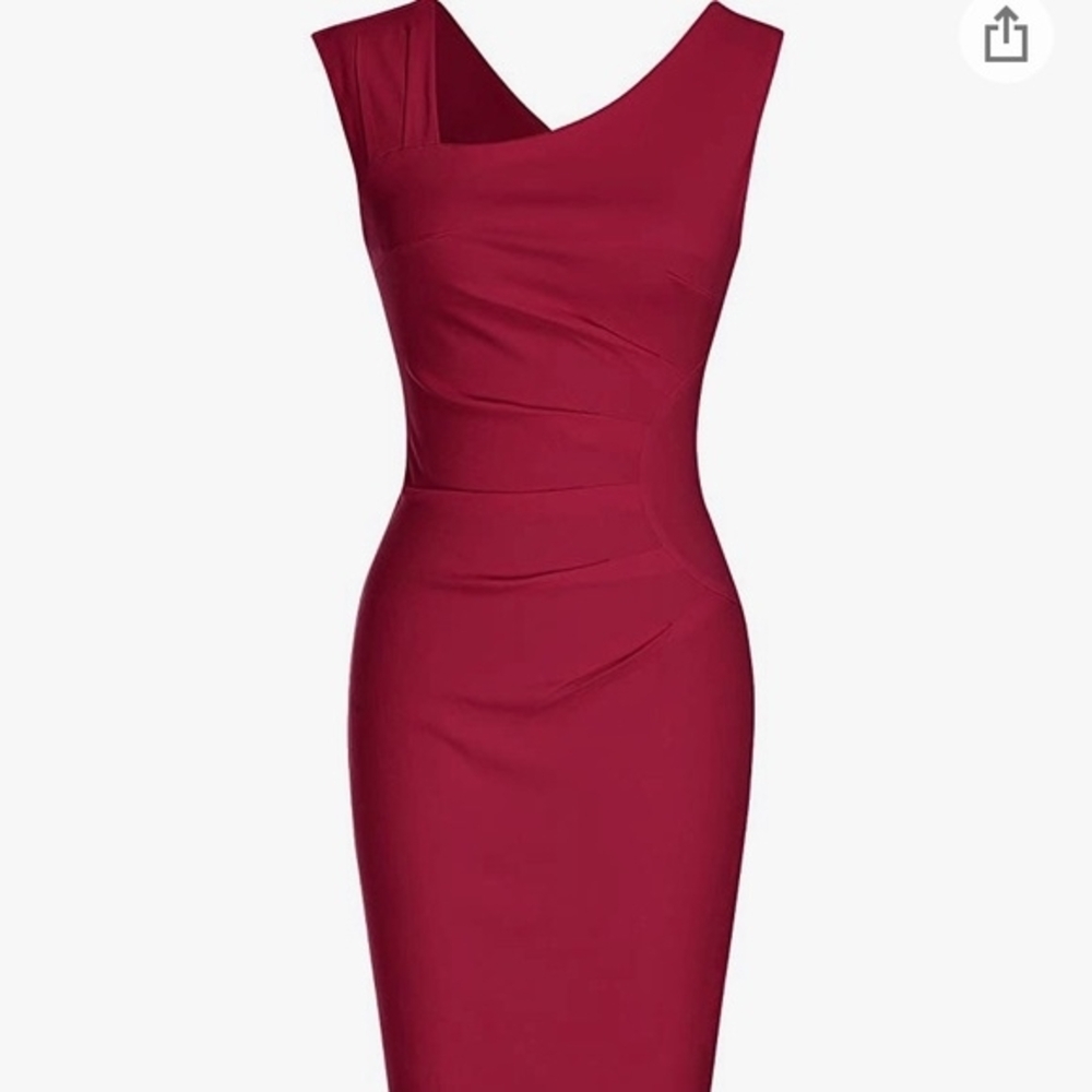 NWT MUXXN Sleeveless Retro Pencil Dress Size Large - Picture 3 of 8